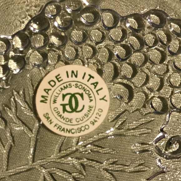 Williams Sonoma Glass Wine Coasters Set of 2 - Picture 5 of 5